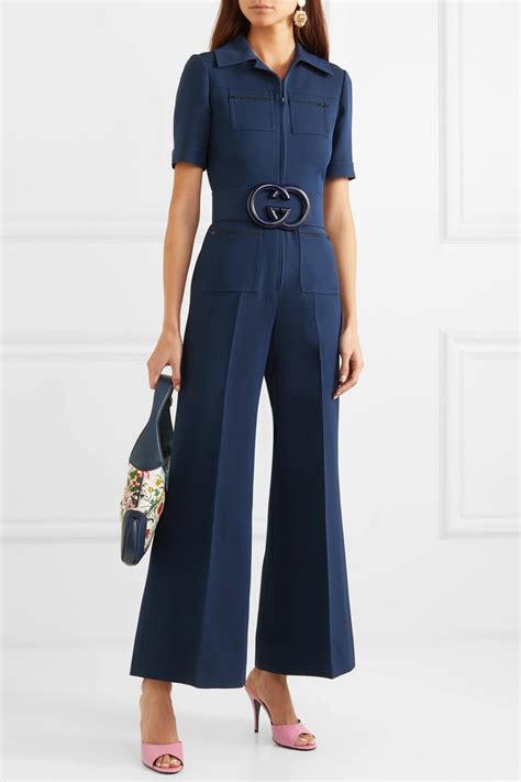 blue gucci jumpsuit|Gucci jumpsuit for women.